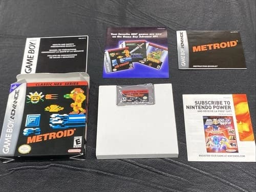 B6 Metroid Classic NES Series (Nintendo Game Boy Advance GBA 2004) Complete CIB