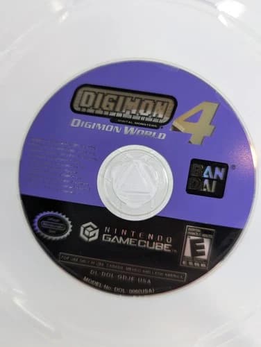Digimon World 4 (Nintendo GameCube, 2005) DISC ONLY - Tested, Works - Nice Cond.
