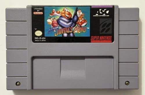 Super James Pond - (Super Nintendo, 1993) *Tested & Working* SNES