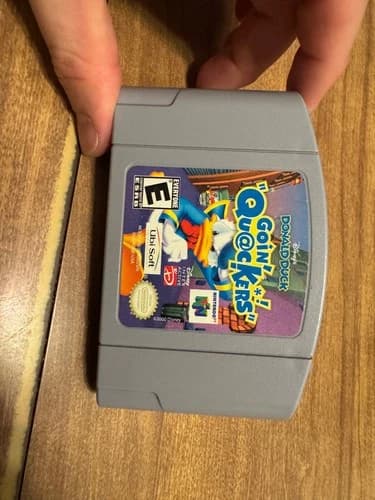 Donald Duck Goin' Quackers Nintendo 64 N64 video game cart only Authentic Disney