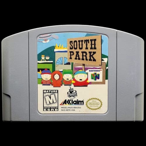 South Park Nintendo 64 N64 Authentic Cleaned Tested Mature Adult Comedy Central