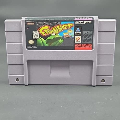 Frogger (SNES, Super Nintendo) Game Cartridge Only, Authentic, Tested And Plays