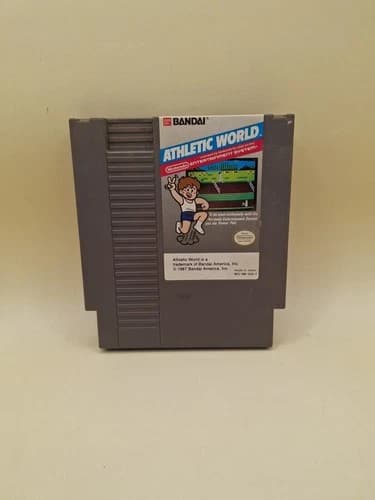 Athletic World (NES, 1987) Game Only | Tested | Authentic