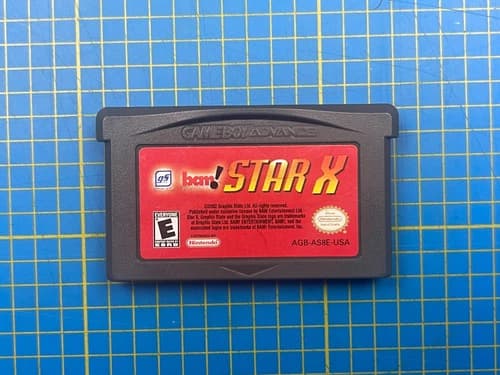 STAR X Genuine USA Version Nintendo GameBoy Advance Cartridge 2002 GBA SP DS NDS