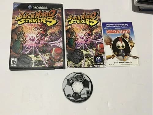 Super Mario Strikers Soccer Nintendo Gamecube Complete CIB Good Shape