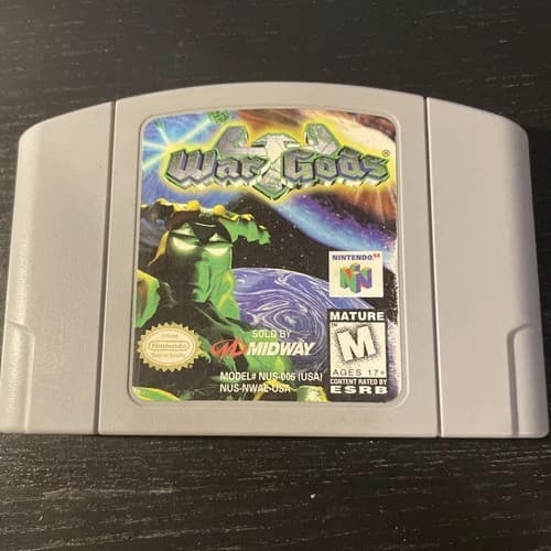 War Gods | Nintendo 64 N64 1997 | Cartridge Only | Fighting Game