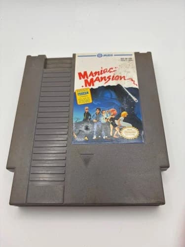 Maniac Mansion (Nintendo NES, 1990) Game cartridge Only Tested