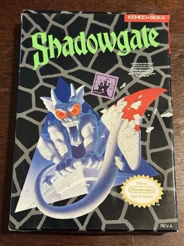 Shadowgate (Nintendo NES) Complete in Box CIB Tested & Working