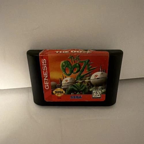 The Ooze Sega Genesis Game Cartridge 1995