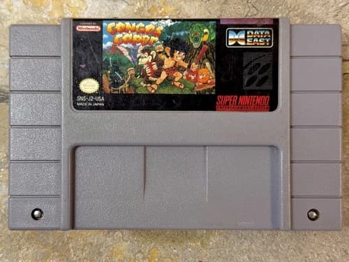 Congo's Caper Cartridge - Super Nintendo Entertainment System SNES **TESTED**
