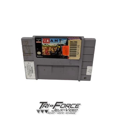 Sim Ant Super Nintendo SNES Authentic Cart, Tested ! Free Shipping
