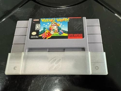 Wario's Woods (Super Nintendo Entertainment System, 1994) SNES Tested.