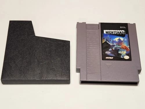 NightShade Nintendo NES Game Cartridge Authentic