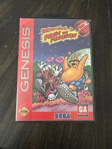 Sega Genesis Game ToeJam Earl In Panic On Funkotron CIB Complete In Box