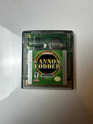 Cannon Fodder Nintendo Game Boy Color Action Adventure Tested works!