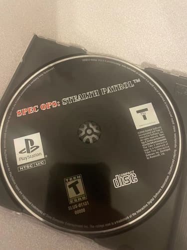 PS1 Playstation Spec Ops : Stealth Patrol disc only game ( free ship to Cdn )