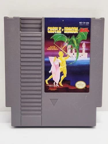 Castle Of Dragon Nintendo NES Cleaned Tested