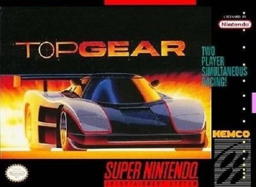 Top Gear SNES Great Condition Fast Shipping
