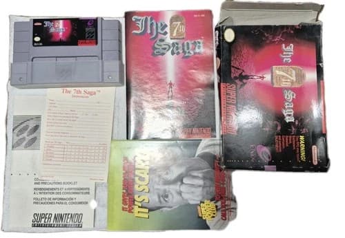 MX The 7th Saga SNES w/Box and Manual