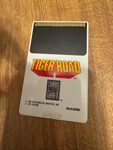 Tiger Road (TurboGrafx-16, 1990) NEC Turbo Grafx video game HU card only action