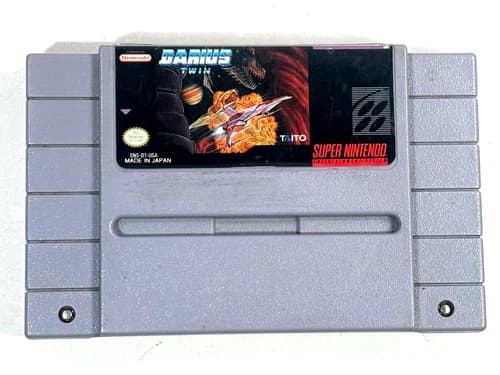 Darius Twin (Super Nintendo Entertainment System, 1991) SNES Authentic Tested