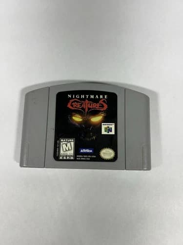 Nightmare Creatures (Nintendo 64 N64) Authentic & Tested Working
