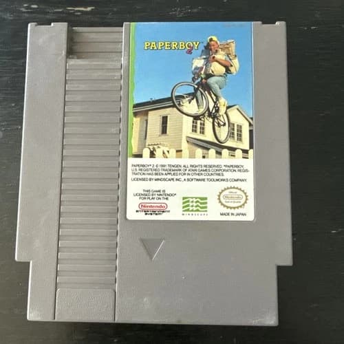 Paperboy 2 Nintendo NES. Game Only. Working.