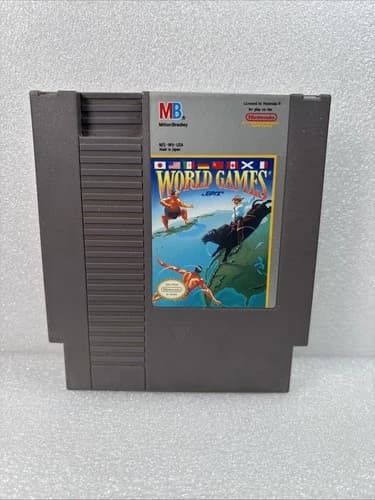 World Games - Nintendo Entertainment System NES *TESTED* FREE SHIPPING