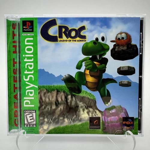 Croc Legend of the Gobbos - PlayStation 1 PS1 - Complete CIB - Excellent