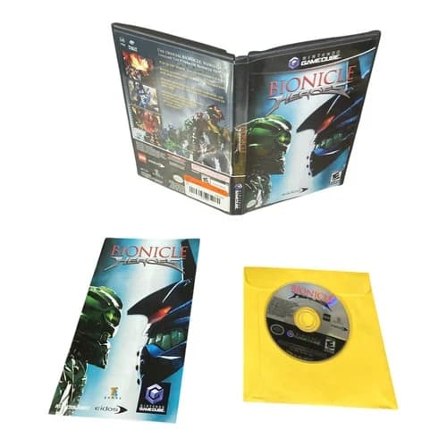 Nintendo GameCube NGC CIB COMPLETE TESTED Bionicle Heroes