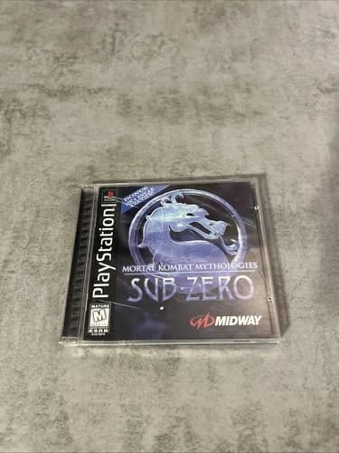 Mortal Kombat Mythologies: Sub Zero Sony PlayStation 1 PS1, 1997 CIB W/ Reg Card