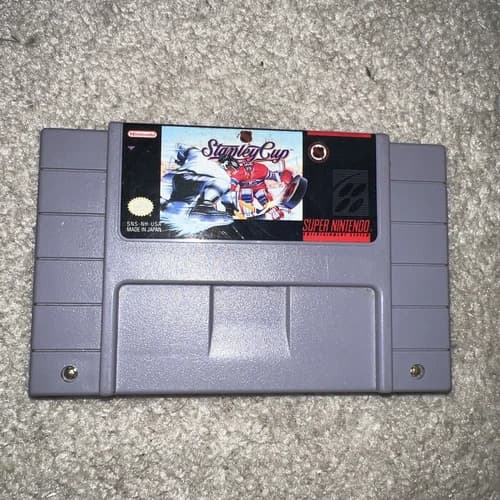 Super Nintendo SNES NHL Stanley Cup EA Sports Cartridge Video Game 1993 Hockey
