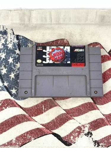 NBA JAM SNES Super Nintendo *Tested & Working* See Photos