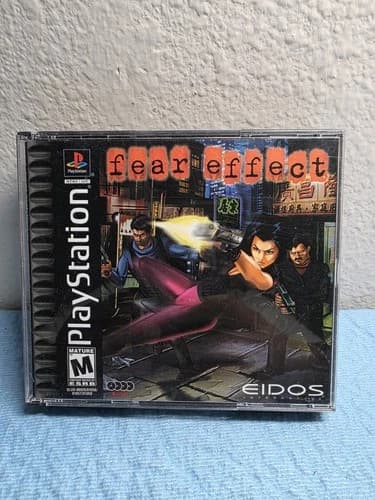 Fear Effect (Sony PlayStation 1 PS1 Complete w/reg card CIB Tested