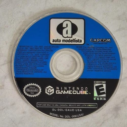 Auto Modellista Nintendo GameCube Disc Only Tested & Working