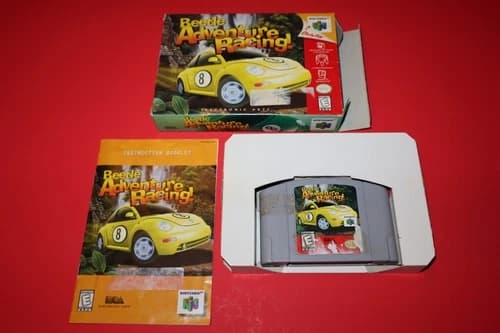 BEETLE ADVENTURE RACING FOR NINTENDO 64 N64 COMPLETE! EX-RENTAL