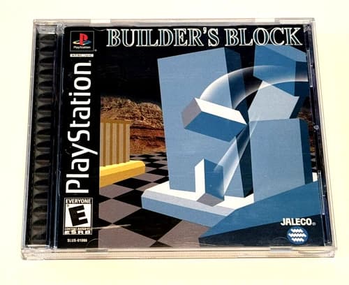 Builder's Block PS1 Sony Playstation CIB TESTED Jaleco