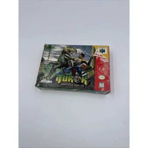 Turok: Dinosaur Hunter (Nintendo 64) N64 CIB Complete in Box