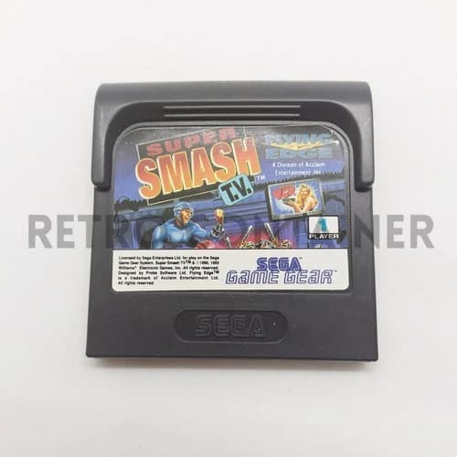 Vintage Game SEGA GAME GEAR Cartridge - Acclaim Super Smash TV T.V.
