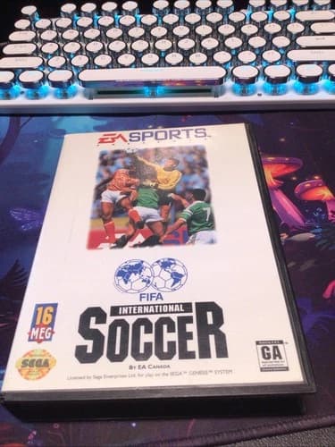 FIFA International Soccer (Sega Genesis, 1993) – Complete in Box (CIB)~