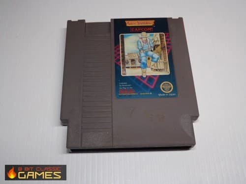 Gun.Smoke Gunsmoke - WORN GAME ONLY - NINTENDO NES - 526a