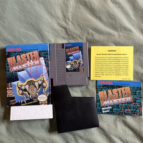 Blaster Master Nintendo NES Complete CIB Gold Seal