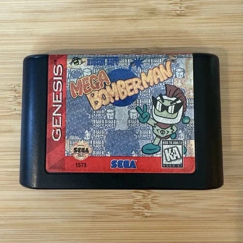 SEGA 💥 Mega Bomberman 💥 Genesis Clean Tested Working Cart Only Hudson Soft
