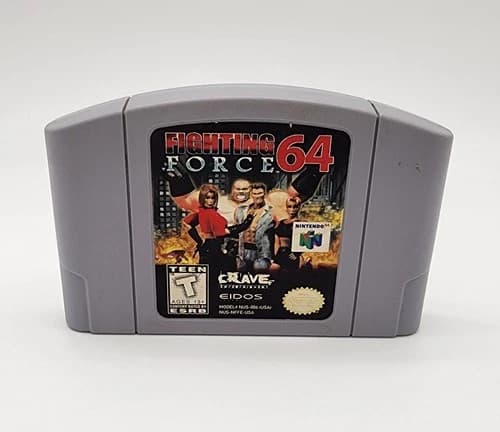 Nintendo 64 - Fighting Force 64 - N64 (1999) - 100% Authentic - Tested Working