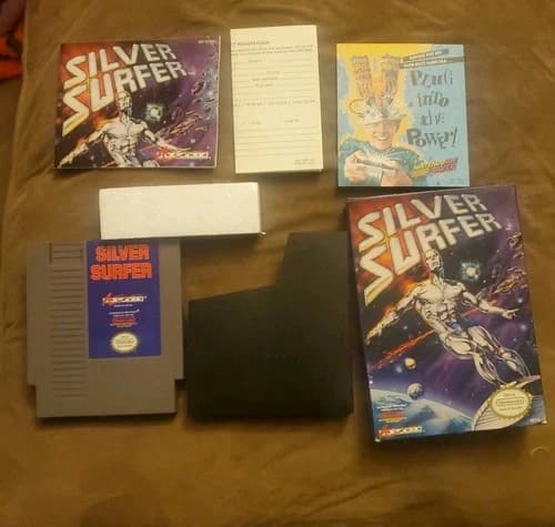 Silver Surfer Nintendo NES CIB Complete in Plastic!!