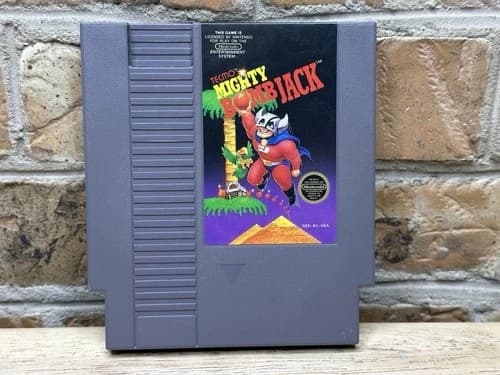 Mighty Bomb Jack Cartridge Only Nintendo NES Rare Tested Free Shipping