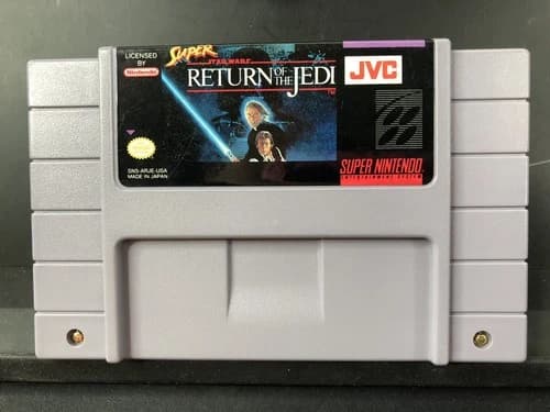 Super Star Wars Return Of The Jedi Super Nintendo SNES 1994 JVC Official Tested