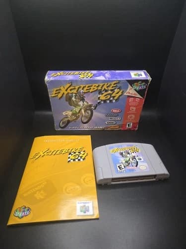 Excitebike 64 Nintendo 64 Motorcycle Racing Manual Box NTSC-U/C (CIB)