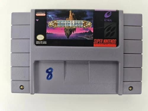 Vintage 1994 BRAIN LORD RPG Super Nintendo SNES Game by Enix