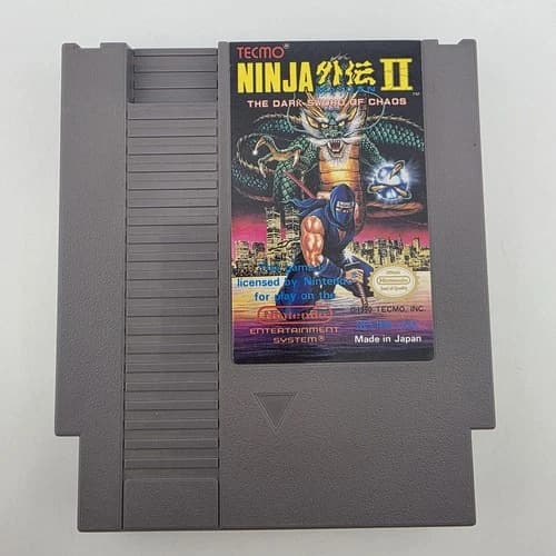 Ninja Gaiden II - Dark Sword of Chaos - Cartridge Only Nintendo Nes - Tested